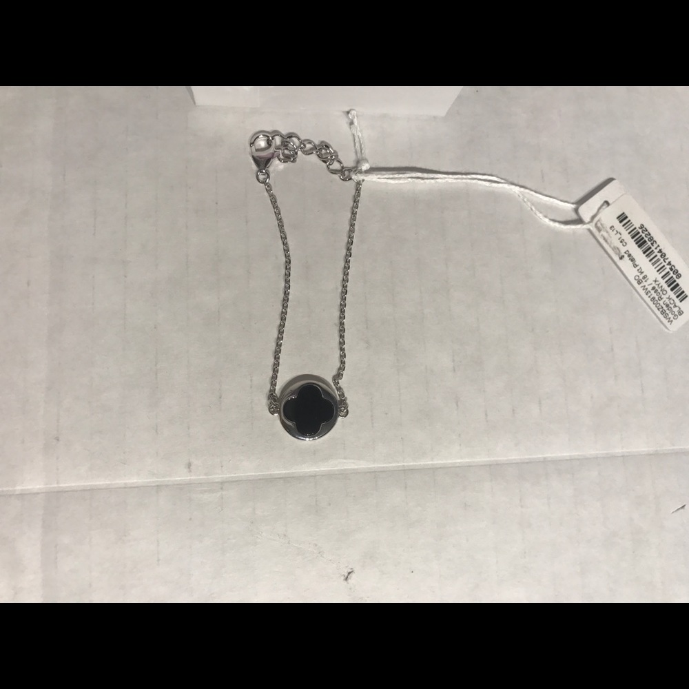 White gold bracelet quatrefoil
